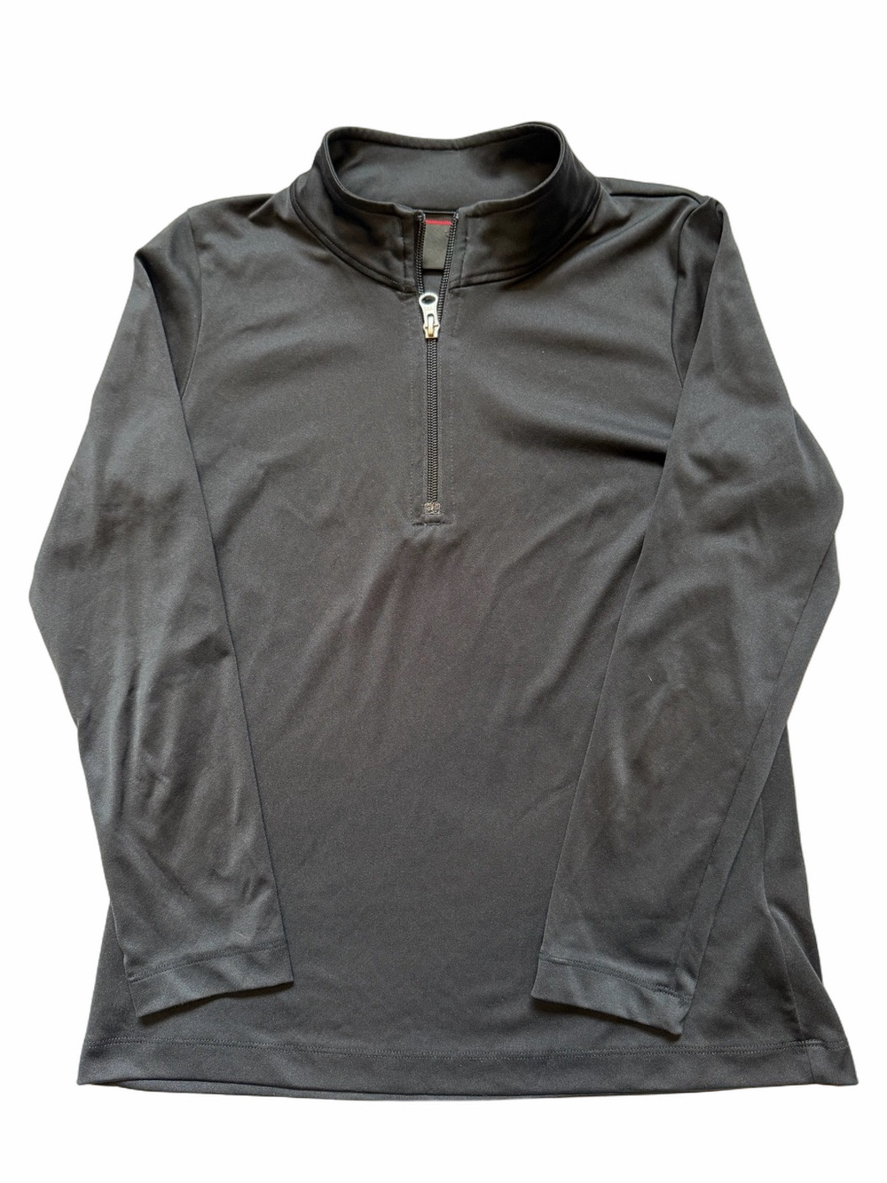 Spyder Black Quarter-Zip Performance Shirt Base Layer Ski Snowboard Large 14-16